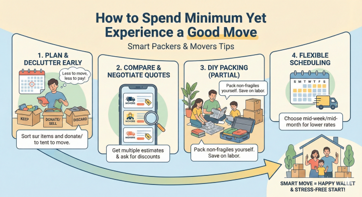 How to Spend Minimum Yet Experience a Good Move